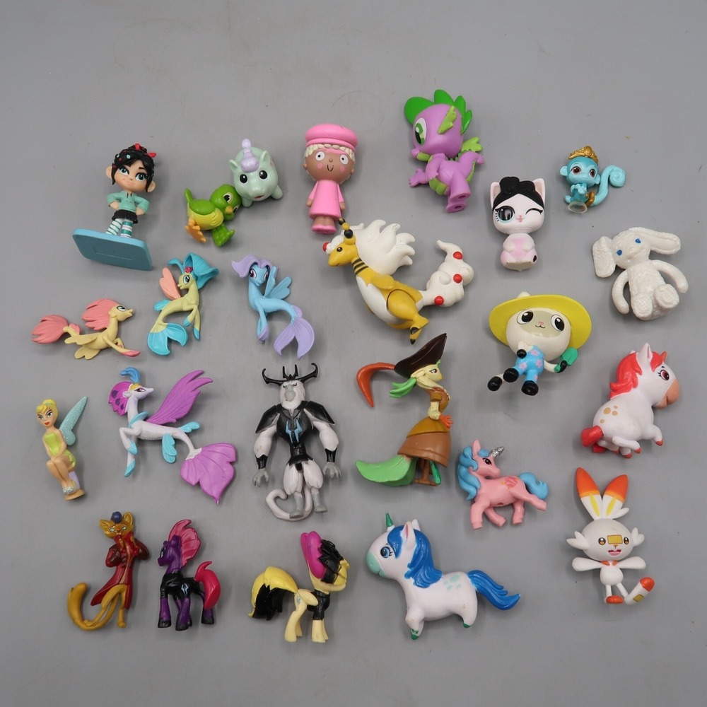 My Little Pony Pokemon Cartoon Mini Figure 1-2" Tall Lot Cake Miniature